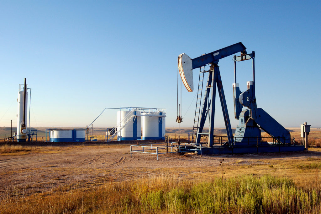 Oil Well And Tanks